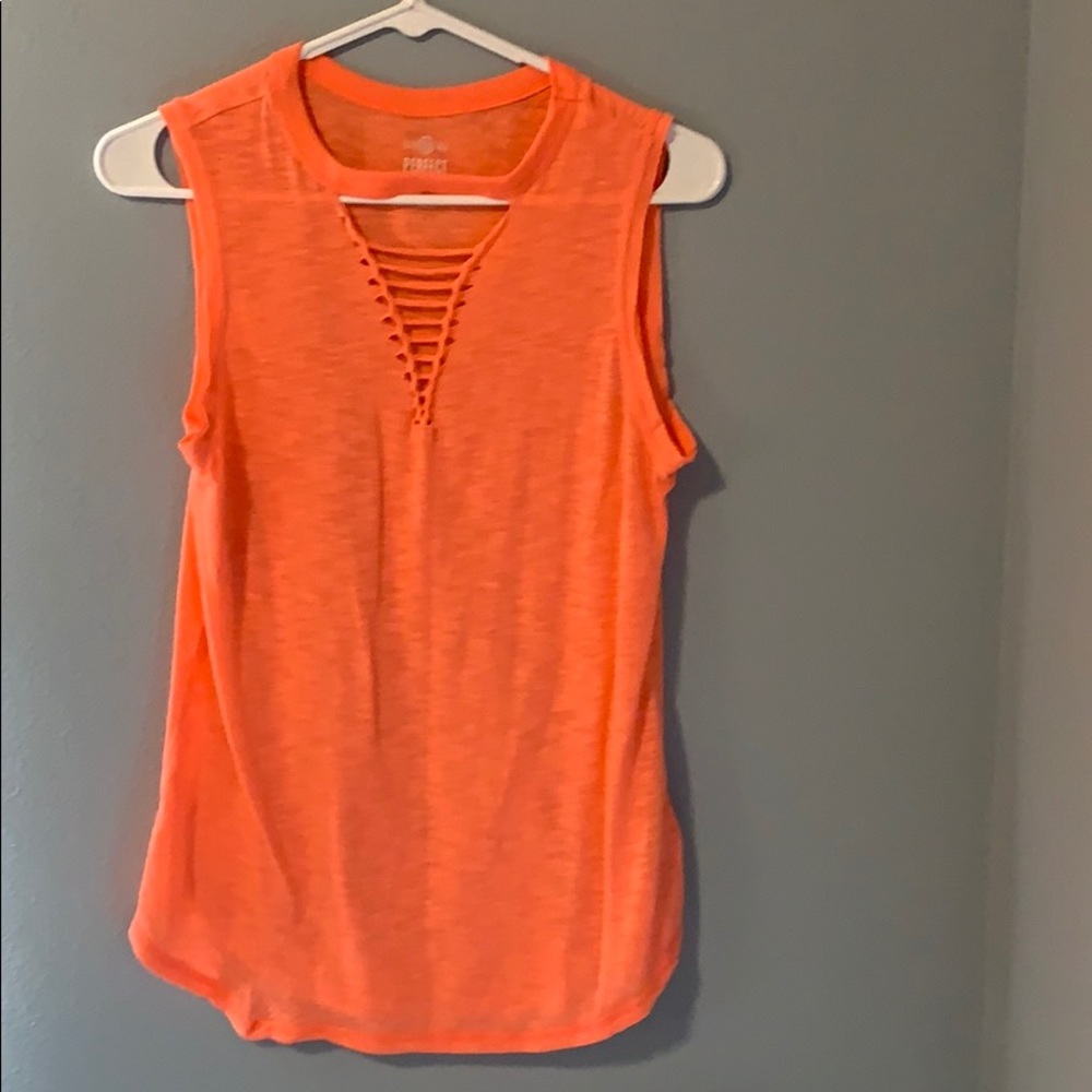 Coral tank top